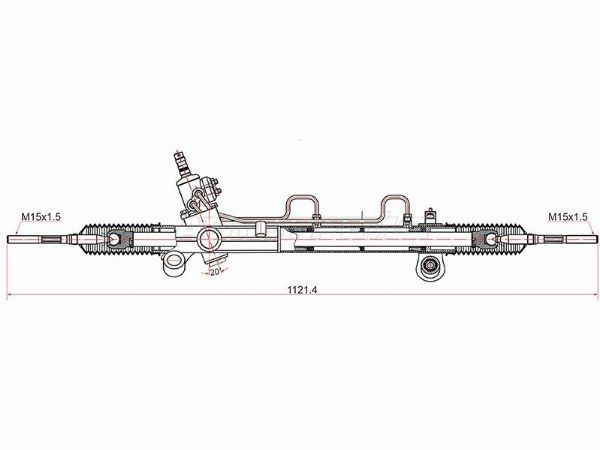 Рейка рулевая Toyota Camry