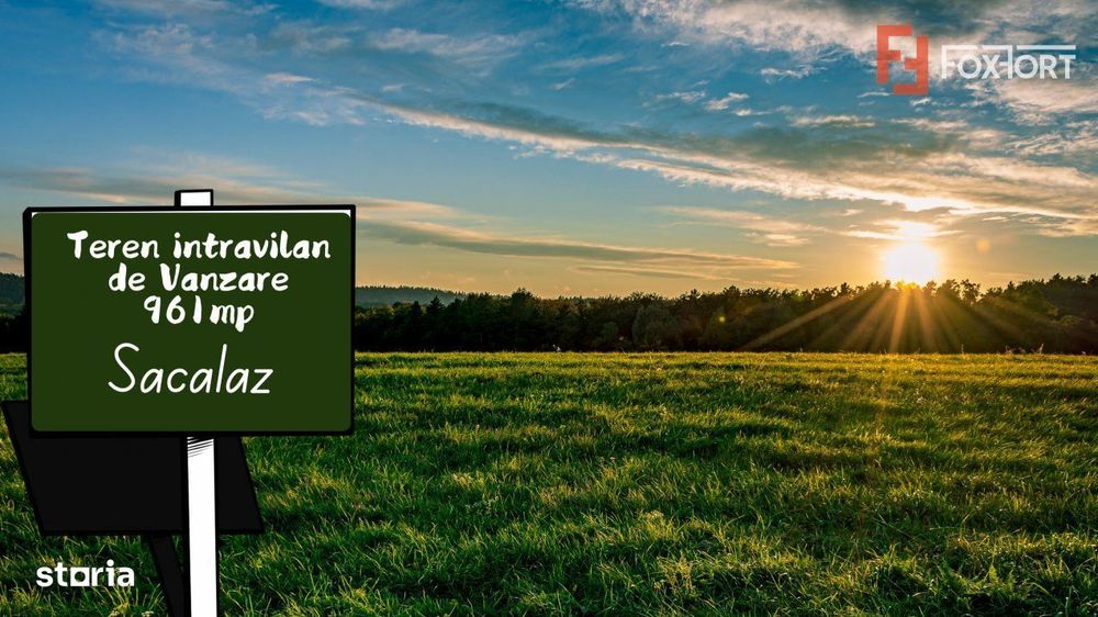 Teren intravilan pretabil constructii, Sacalaz- 961mp