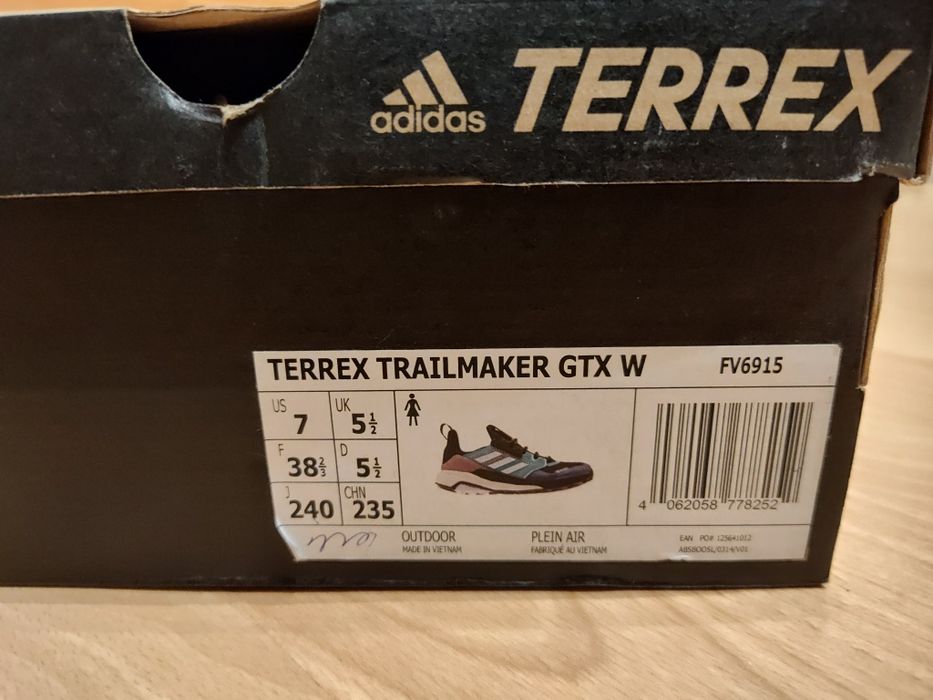 Маратонки adidas terrex trailmaker gore tex 38 2/3