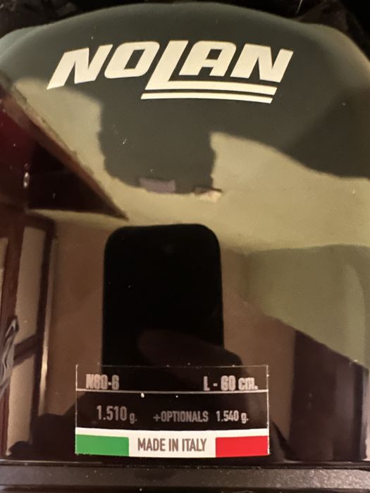 Каска NOLAN N60-6 Classico 301 Black - Гланц, размер L
