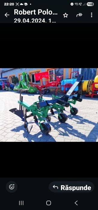 Cultivator sapat scos cartofi bilonator rarita prășitoare cu 3 rânduri