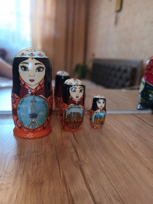 Матрешка-сувенир,в восточном стиле