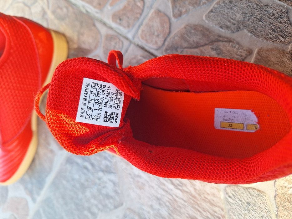 Футболни обувки маратонки за футбол PREDATOR TANGO 4 PE19, ЧЕРВЕНИ