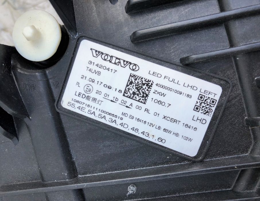 faruri Volvo S60 S90 full led matrix xc60 xenon far stanga dreapta V90