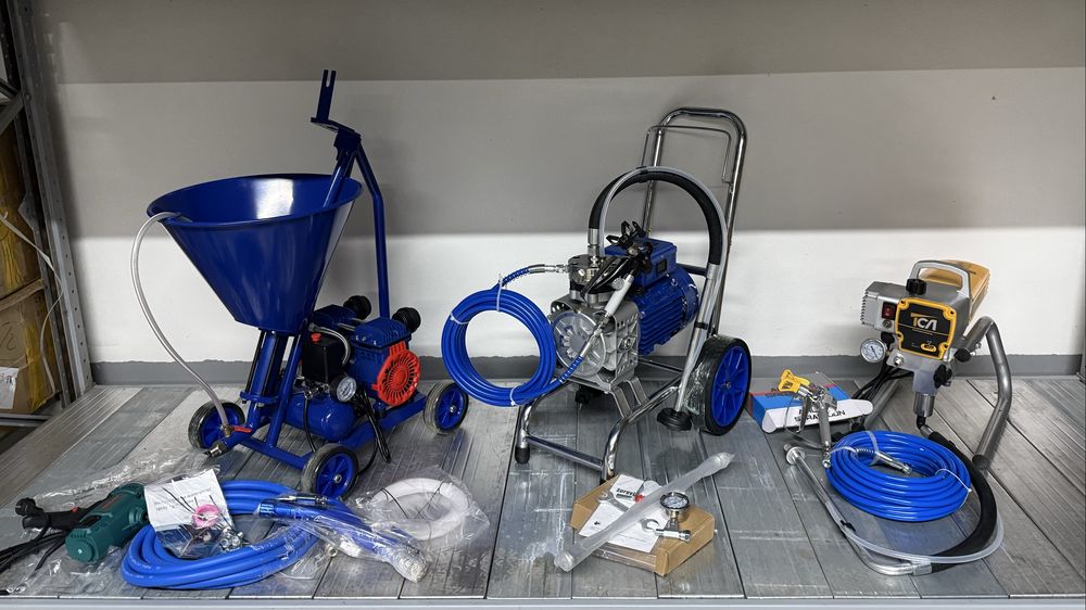 Pompa glet 220v golband tinci var vaurit airless zugravit gleturi noi