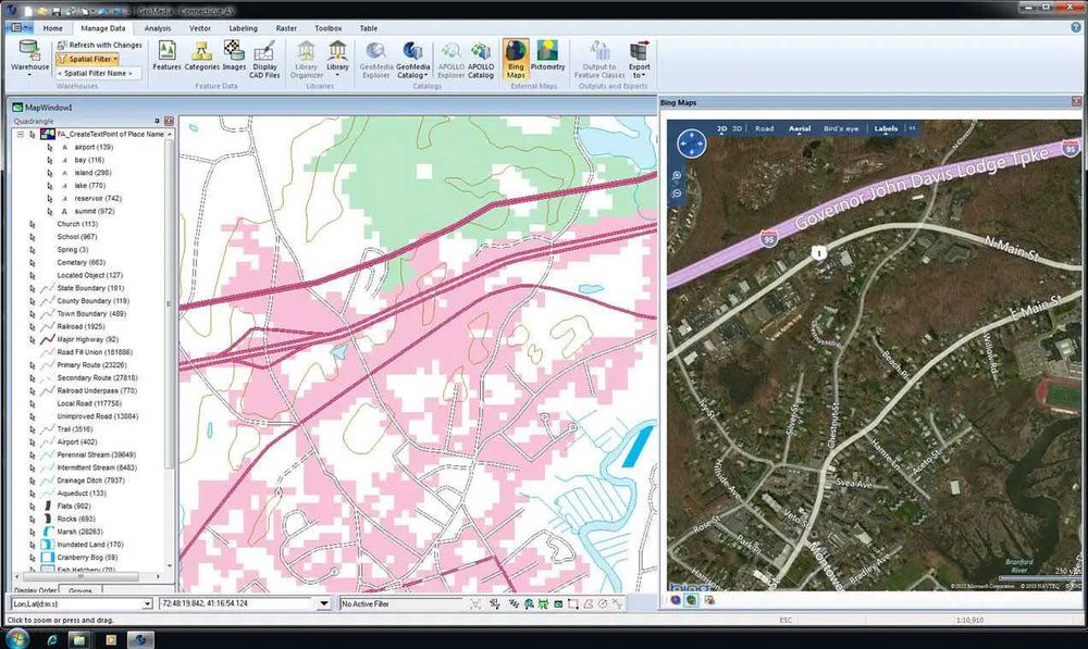 Програмное обеспечения GeoMedia