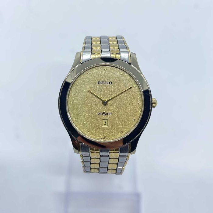 Rado DiaStar – оригинален швейцарски часовник, златен цвят unisex 33мм
