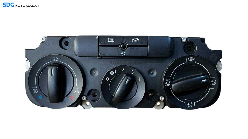 Panou Modul Unitate Comanda AC Aer Conditionat Clima Climatic Volkswagen Golf 5 Plus 2004 - 2008 Cod 1K0820047FT 5HB009352 [LC0583]