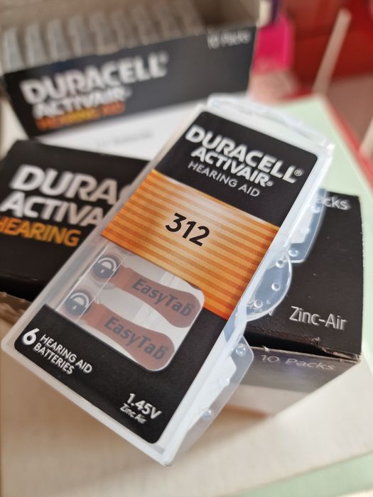 Baterii Duracell 312 aparate auditive