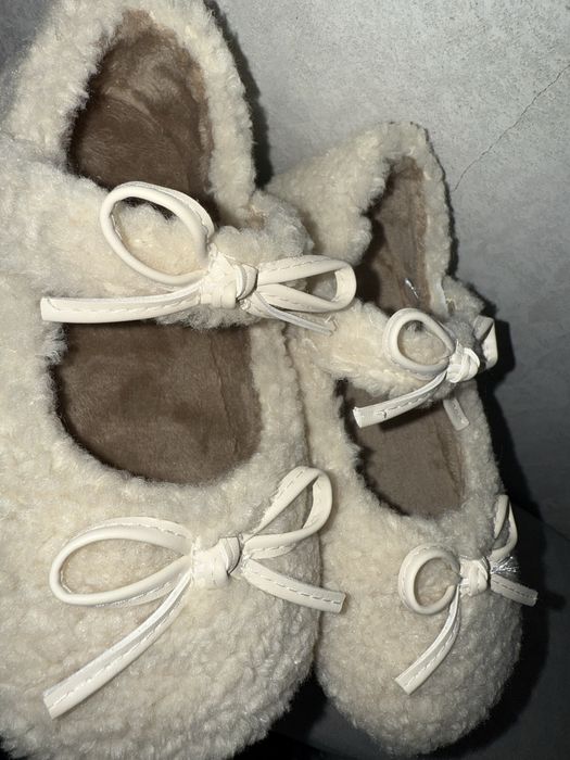 Балетки букле светлые