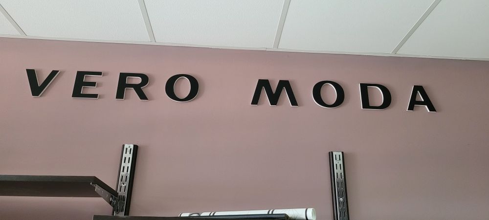 Букви и имена на марки дрехи