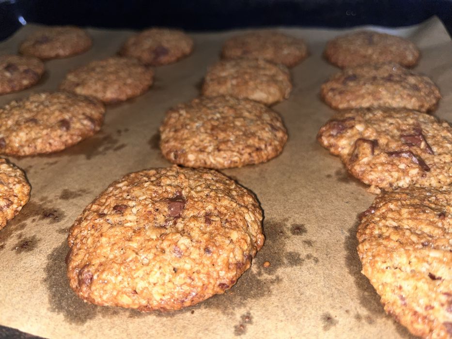 Домашнее овсяное печенье