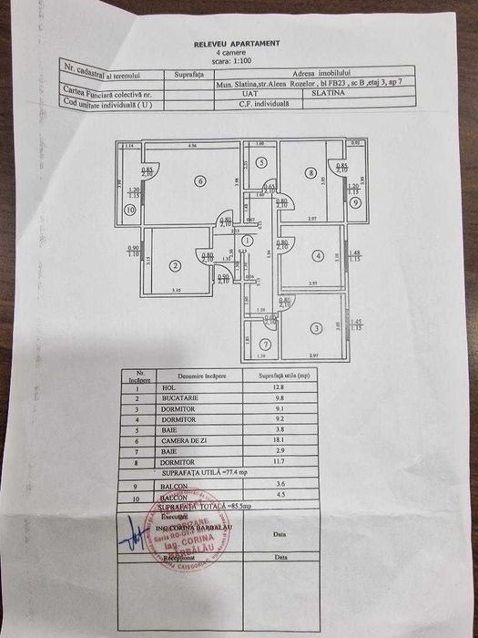 vand ap.4 camere zona Vilcea