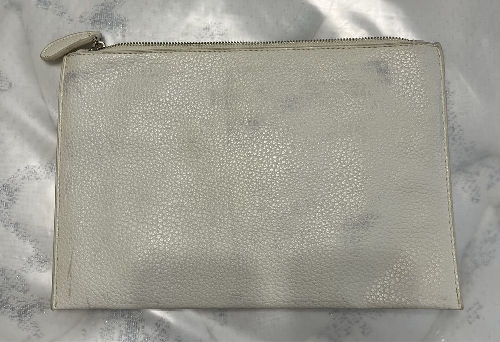 Клатч белый 30»20 , INCITY