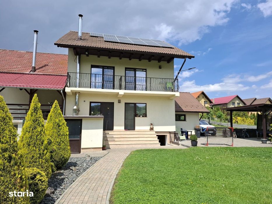 Casa individuala mobilata si utilata la 6 km de Sibiu - Poplaca,
