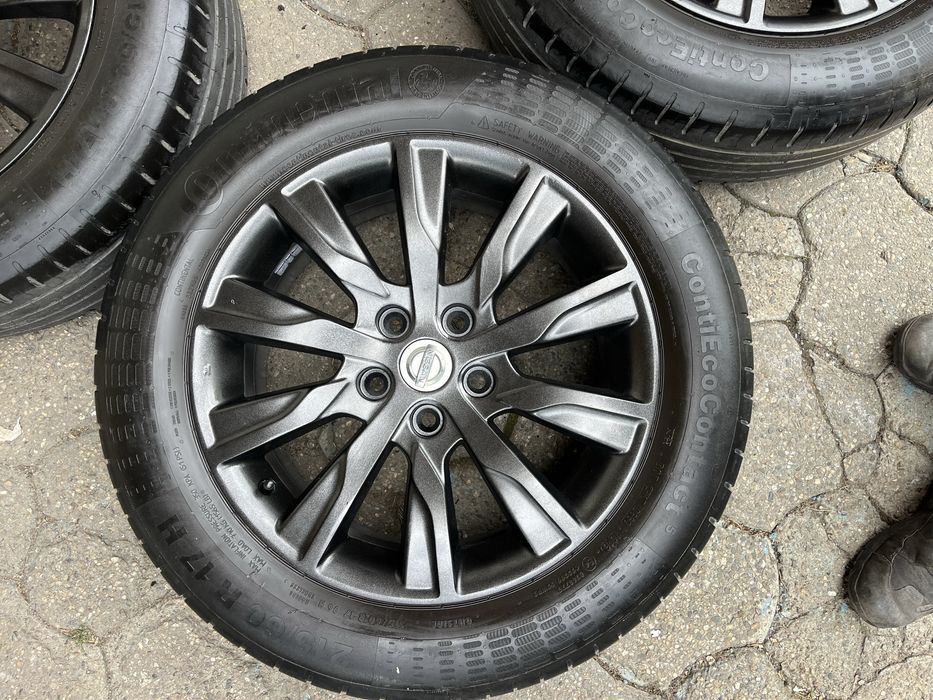 Jante aliaj 5x114.3mm, anvelope vara 215/60 R17, Nissan QashQai X-Trail Juke, Dacia Duster, Renault