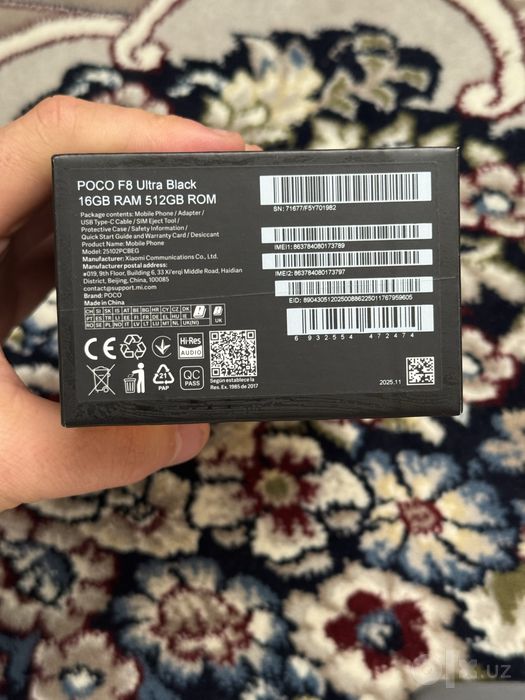 Poco F8 ultra 16/512