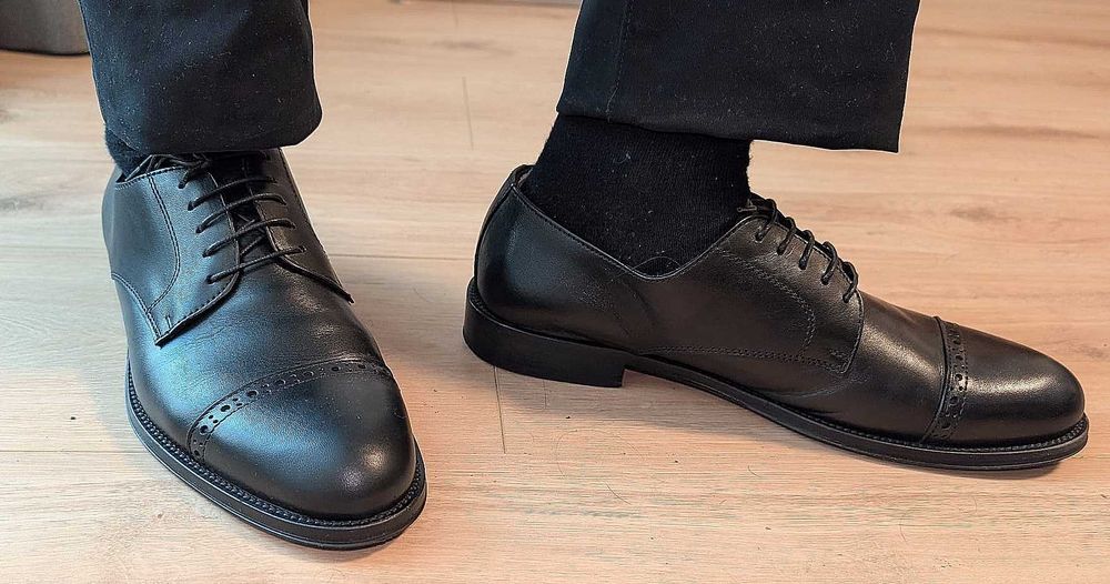 Pantofi eleganți din piele Vero Cuoio - business - mărime 42-reducere
