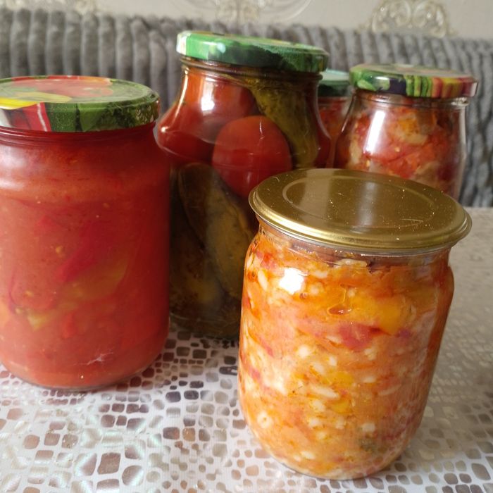 Солонина на зиму. Салаты.