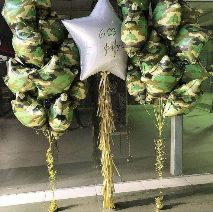 Оформление шарами на праздники.