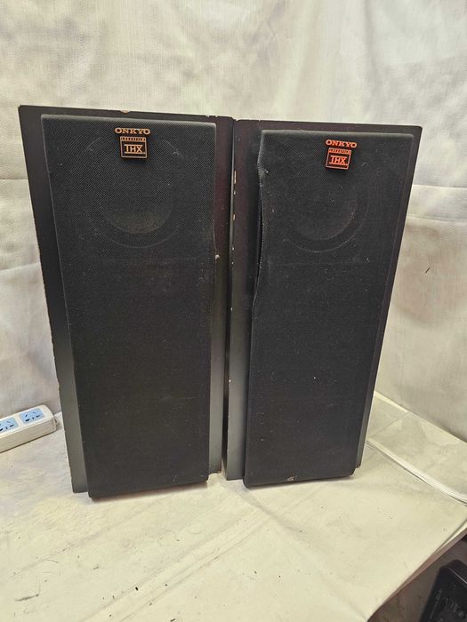 Boxe Raft Turn Onkyo THX System Difuzoare Japan W1241A TW3141A Proiect Reconditionare Refoaming Crossover HiFi