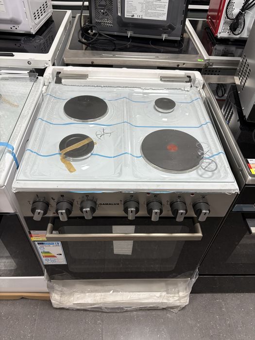 Готварска печка комбинирана  газ/ ток Gamalux I 6012 INOX