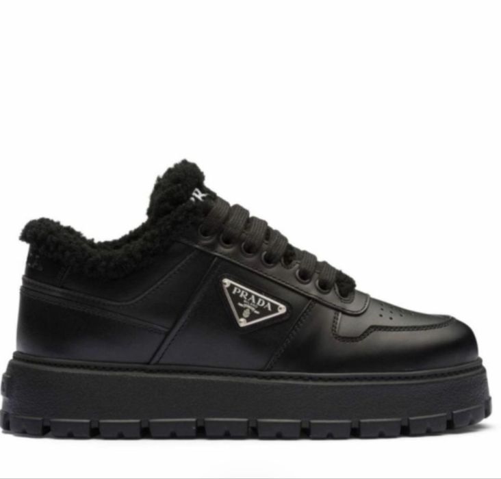 Зимние кеды Prada