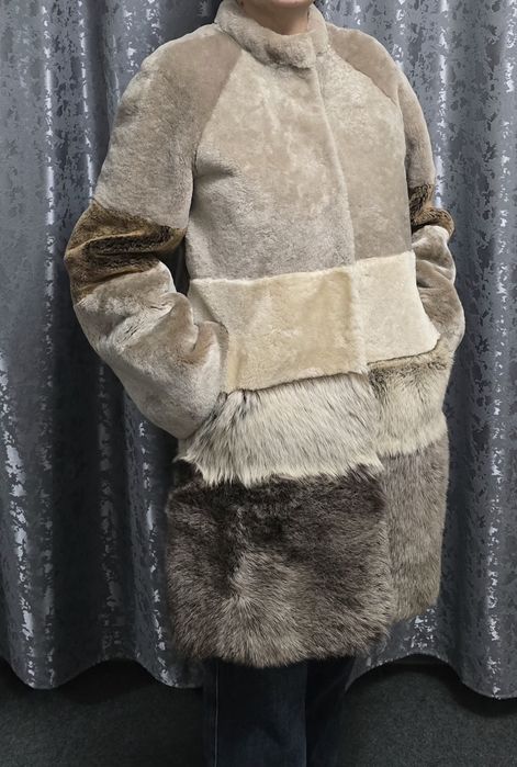 Шуба Kanishka натуральный мех овчина б.у