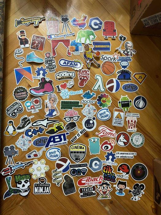 Стикеры програмирование микс