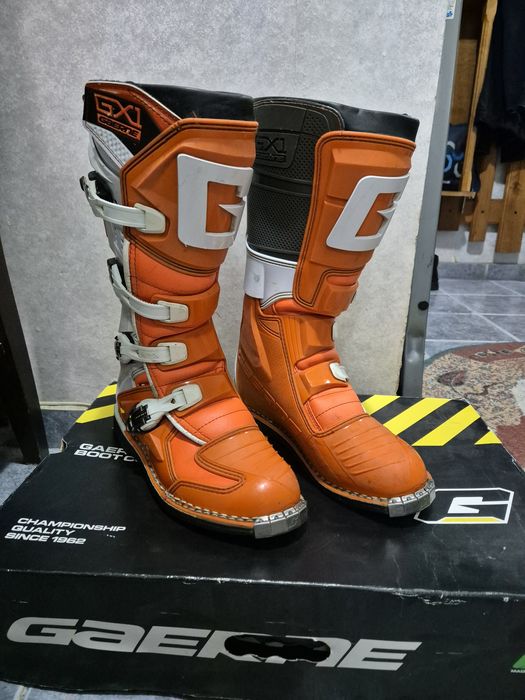 Vand cizme enduro Gaerne GX1 orange marimea 45