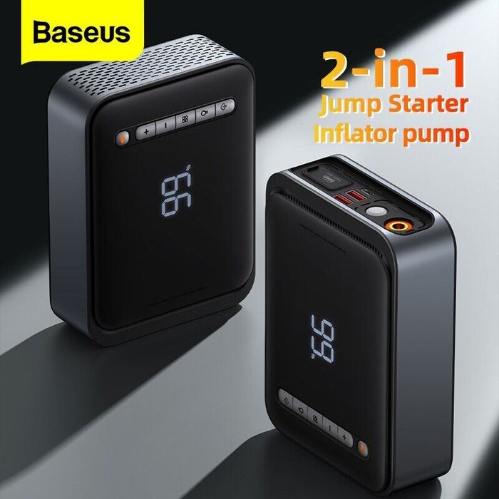 Портативное многофункциональное пусковое устройство и воздушный насос