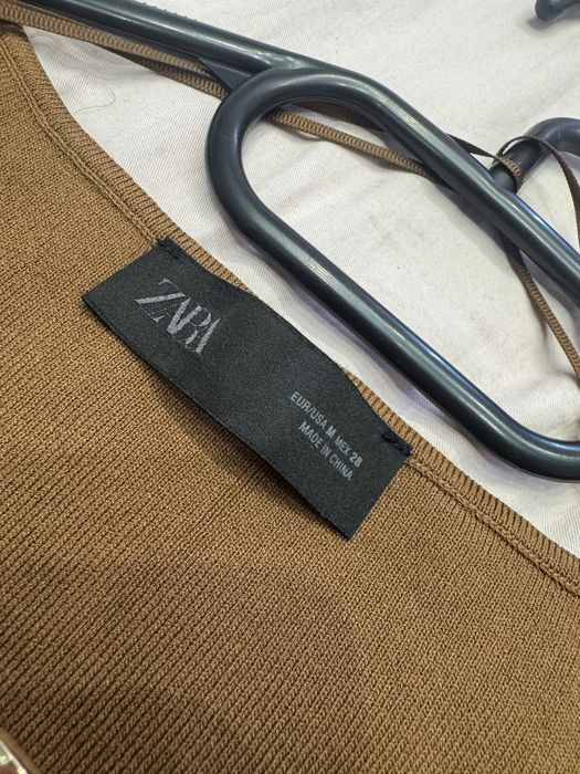 Кафяв топ Zara, размер М