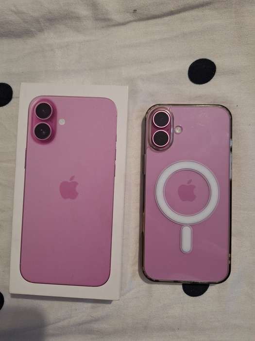 Iphone 16 Plus Pink, 128 Gb, cutie, factură de achizitie