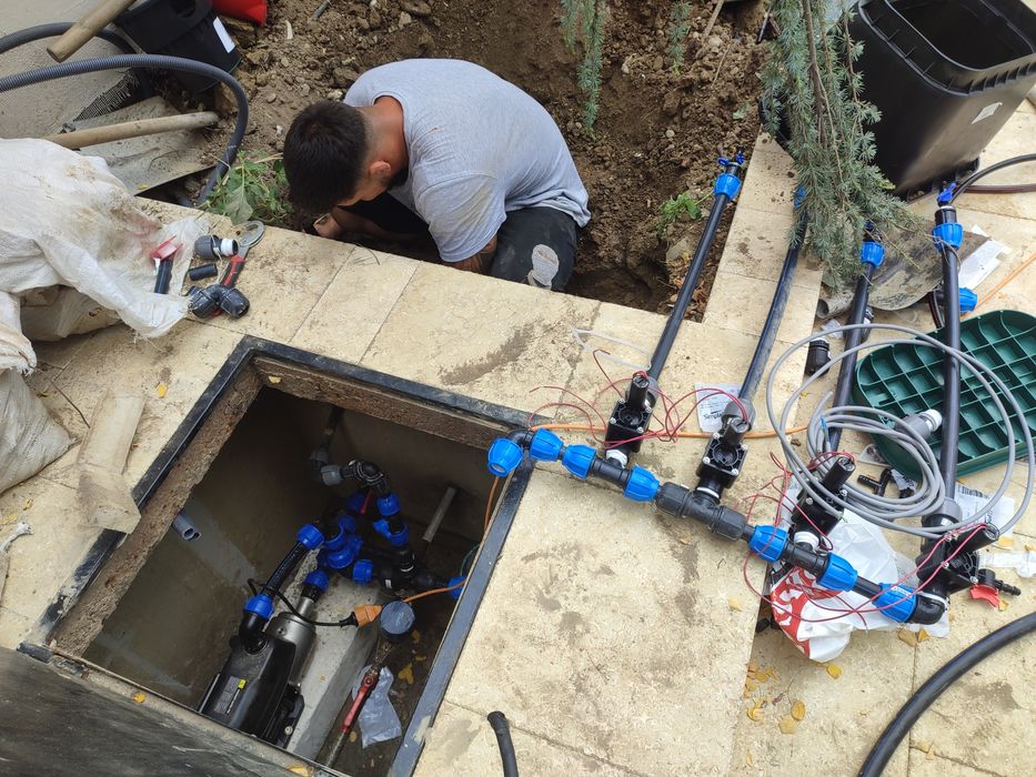 Sisteme de irigare,gazon rulou 24 de lei m2 transport și montaj inclus