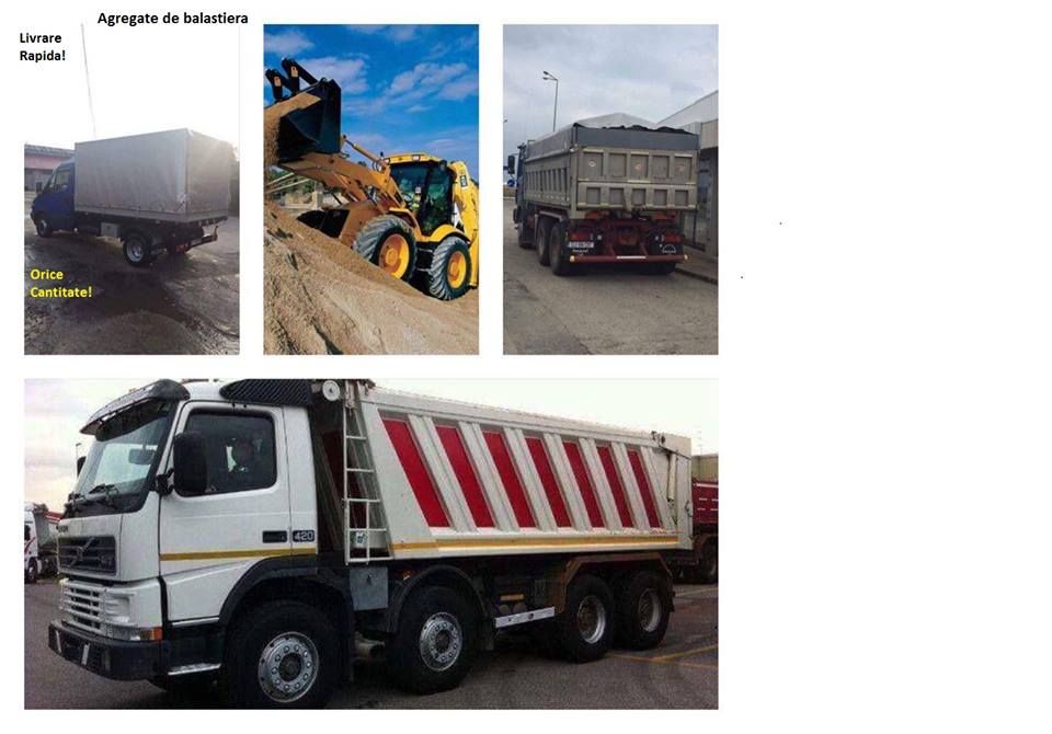 Agregate balast piatra nisip sort pamant moloz demolari moluz balegar