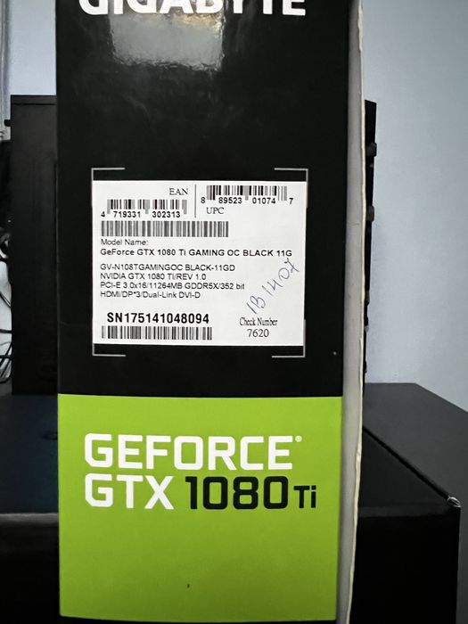Gigabyte Geforce Gtx 1080 Ti Gaming OC 11Gb