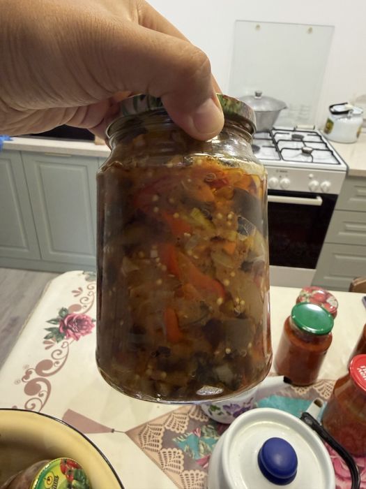 Лечо и икра баклажанная