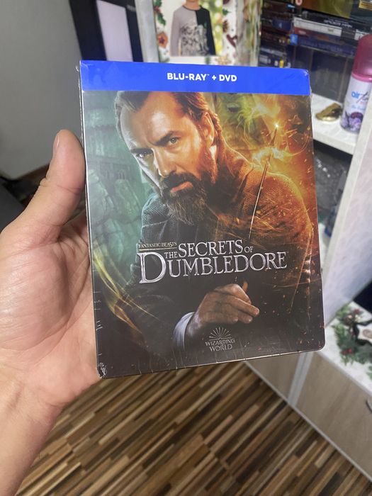 Blu-ray Fantastic Beasts The Secrets of Dumbledore BD+DVD steelbook