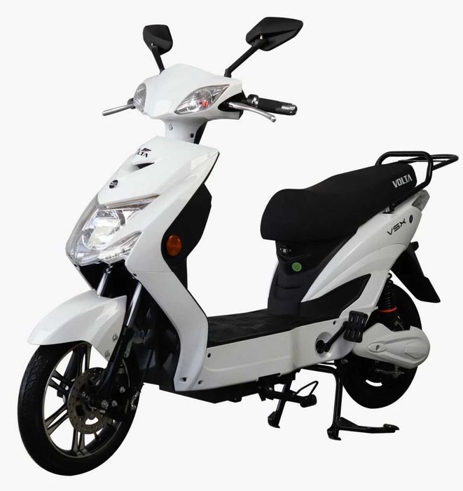 Scuter Electric (Bicicleta), Fara Permis, Cu Pedale Volta SX - 220 W, viteza maxima 25 km pe ora, Alb
