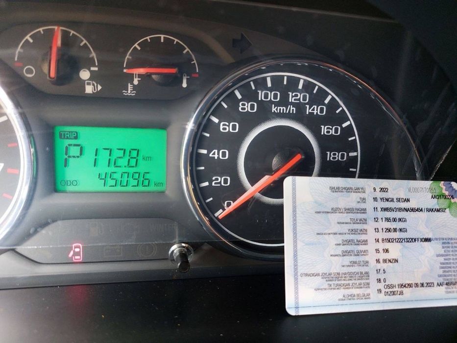 Lasetti Jentra 2022 toza