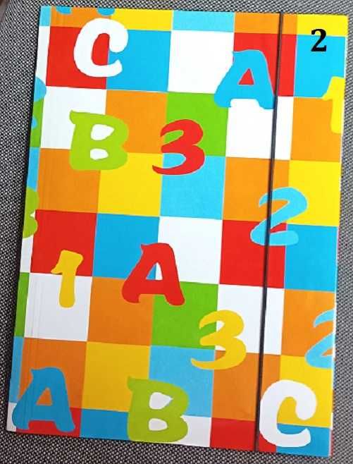 Папки с ластик, различен дизайн