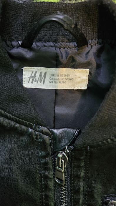 Geaca h&m imitatie piele 116
