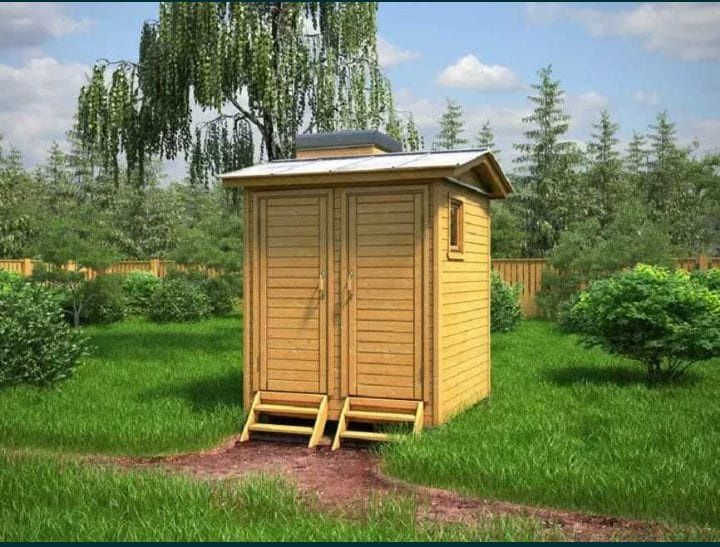 Уличный туалет для дачи