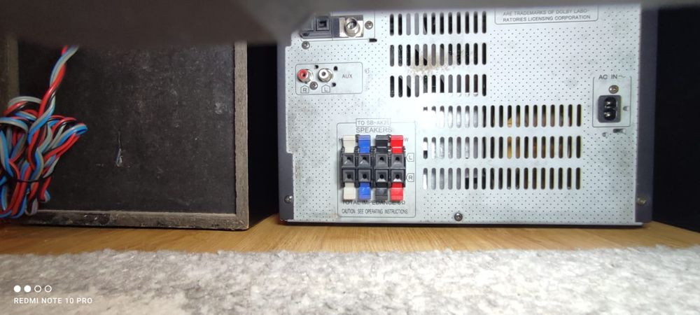 Vând combină Panasonic model SA-AK25 2x100w