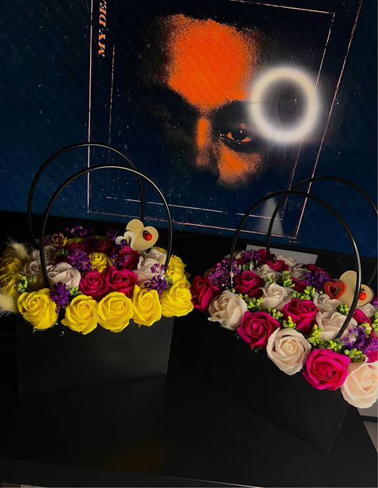 Aranjamente si buchete flori sapun