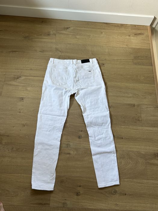 Amiri white slim fit jeans