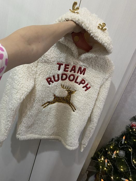 Новогодняя кофта на девочку