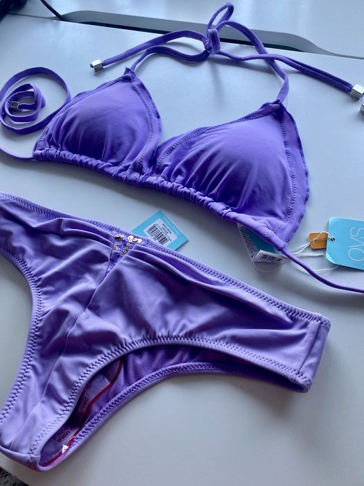 Nike Swim Цял Бански Гол Гръб Нов OVS