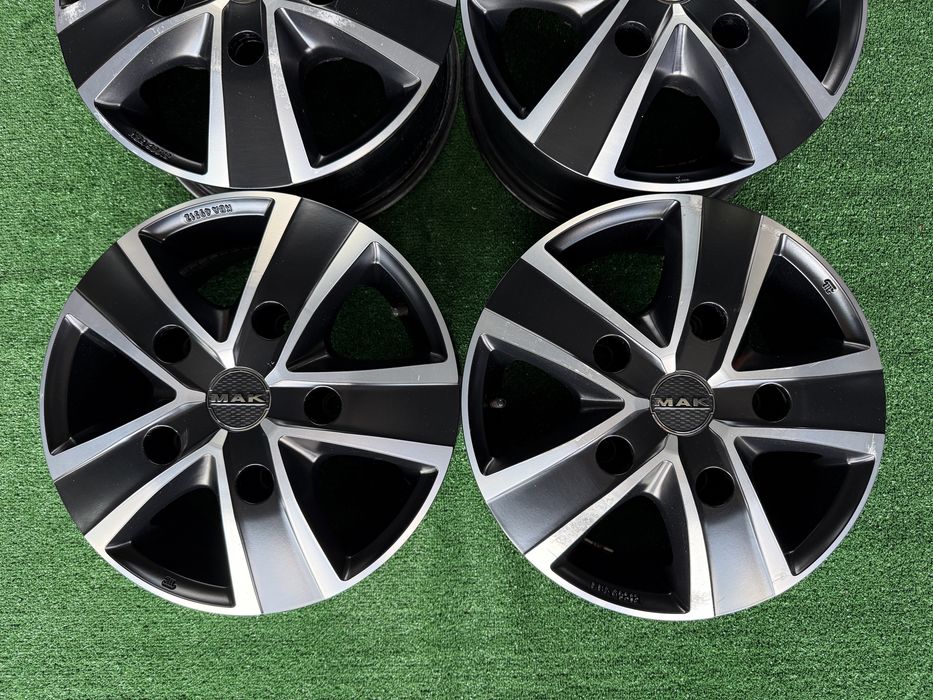 4бр. ОТЛИЧНИ ТОВАРНИ 15” Джанти *MAK* 5х160 за -FORD Transit/FORD Custom- 6.5Jx15H2, ET58