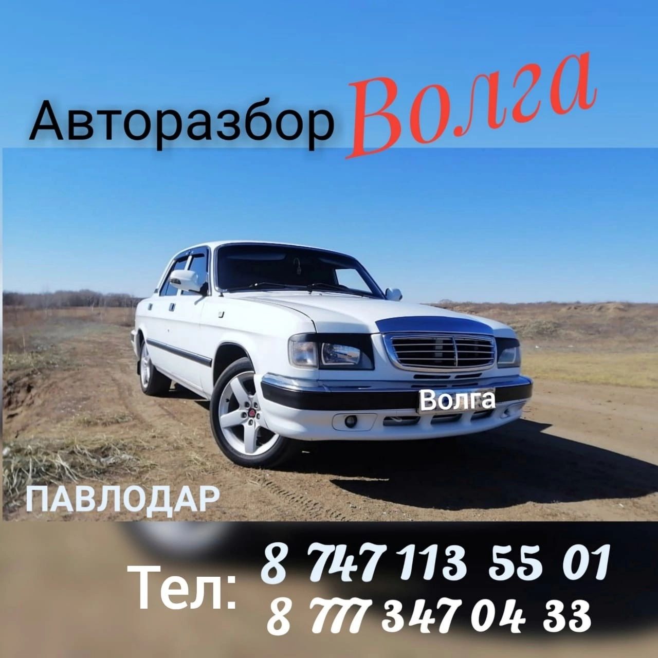 Накладки на бампер для GAZ Volga 31105